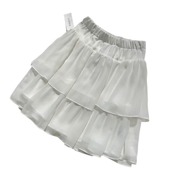 Upcycled - Bardot Mala Mini‎ Skirt in Orchid White - Picture 1 of 8